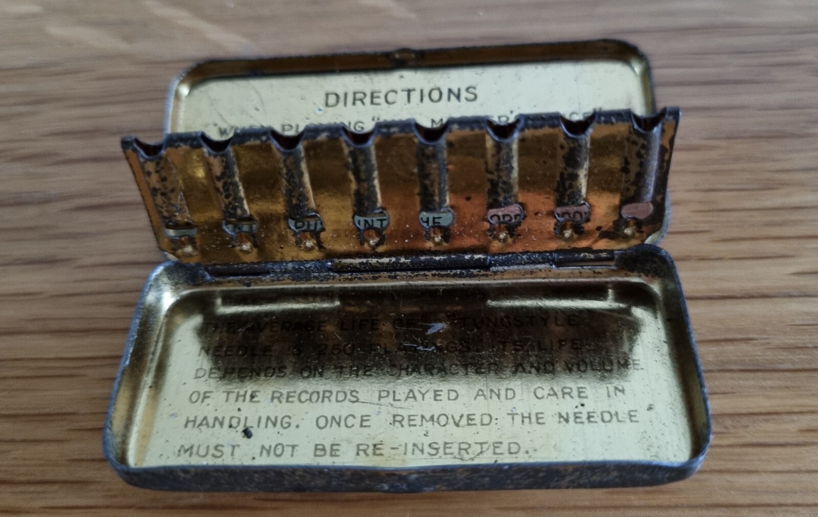 HMV Tungstyle Needle Tin Great LOW Buy It Now Price! eBay