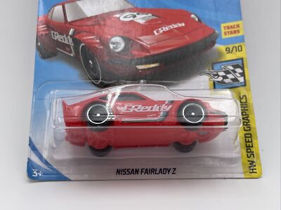 2017 Hot Wheels HW Speed Graphics Nissan Fairlady Z Red Greddy 244