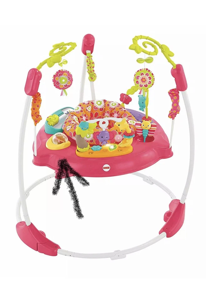 Fisher Price Pink Petals Jumperoo Spin Toy Replacement Part DJC81 - Image 4 of 4