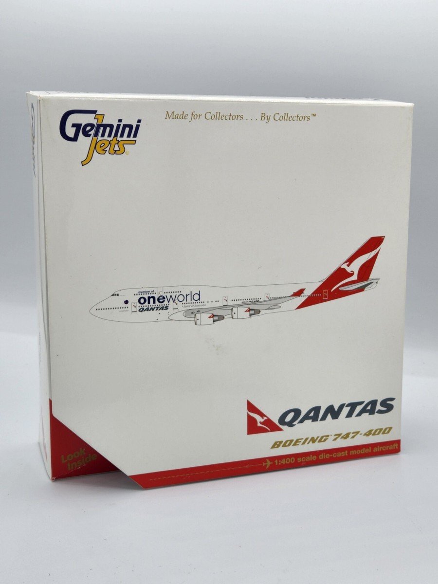 QANTAS Boeing 747-400 限定版 1:400スケール Qantas Boeing 747-400 VH-OJC Formula One F1 Grand Prix