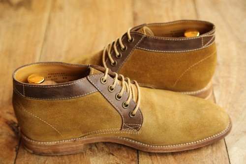 Loake for Charles Tyrwhitt Tan Brown Suede Chukka Boots UK 8.5 US 9.5 EU 42.5 - Picture 7 of 11