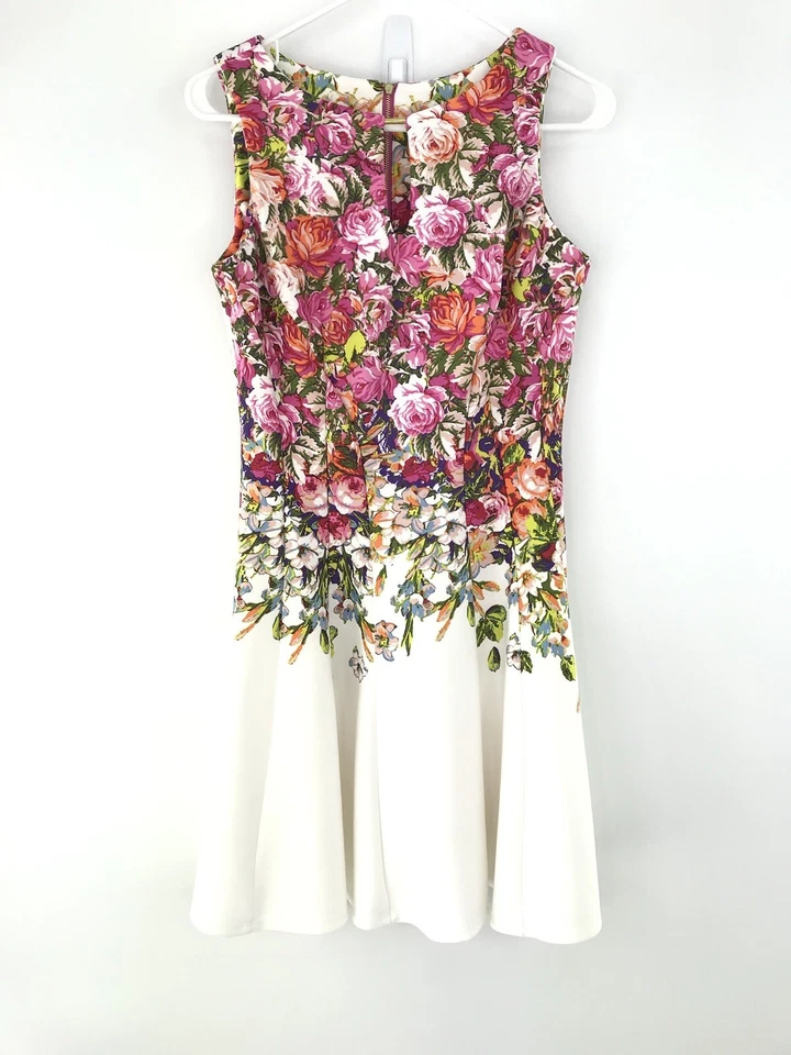 Gabby Skye Women’s Floral Fit and Flare Sleeveless Dress Size 6 - Image 4 of 4