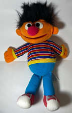 Vintage 1980s Playskool Sesame Street Ernie Plush 17" Great Shape