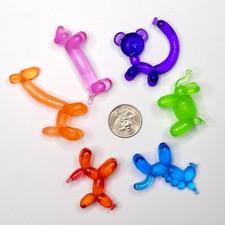 24 Pack Balloon Animal Erasers Cute Fun Colorful School Supplies for Kids