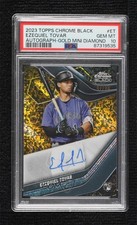 2023 Chrome Black Gold Mini-Diamond Refractor 47/50 Ezequiel Tovar Auto w5p