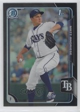 2015 Bowman Chrome Prospects Asia Exclusive Black Refractor Matt Andriese 7tj
