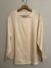 Vintage Nordstrom Silk Top Minimalist Quiet L...