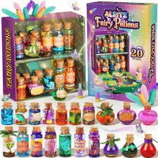 Alritz Fairy Potions Kit for Kids - Magic Potion Making Kit 20 Bottles, Glitter