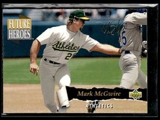 1993 Upper Deck #60 Mark McGwire Future Heroes Athletics Baseball Card 2802B