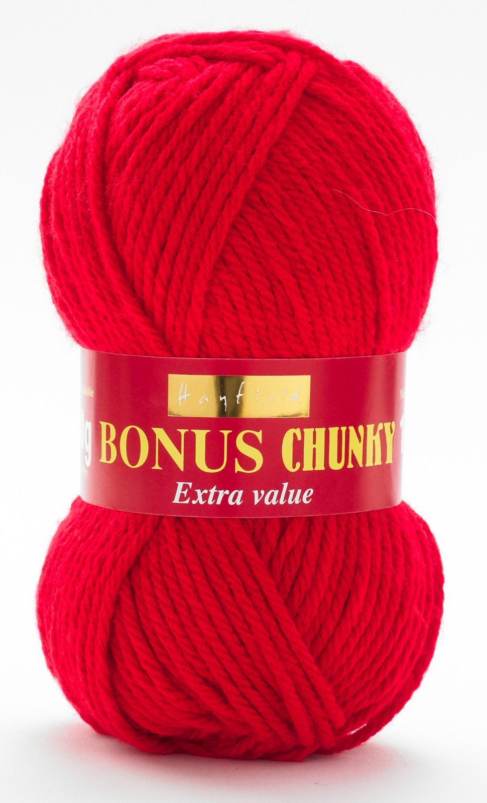 Hayfield Bonus Chunky 100g - 977 Signal Red