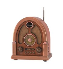 Radios Portable AM FM, Vintage Radio Support TF,USB,TWS,Bluetooth,Battery