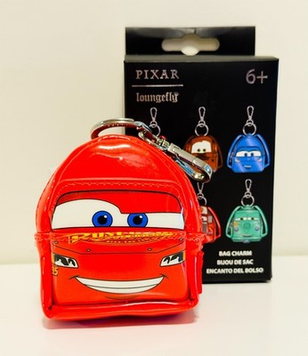Loungefly Disney, Pixar Cars, MC QUEEN Mini-Backpack Keychain BagCharm, , NEW