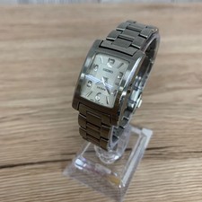 Battery Brand new SEIKO Excelline 1F20 0BJ0 Wristwatch Silver White Mother of Pe