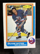 Duane Sutter #39 1986-87 O-Pee-Chee New York Islanders