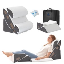 6PCS Wedge Pillow Set for After Surgery, Bed Wedge Pillow Post Surgery, Bed Pill