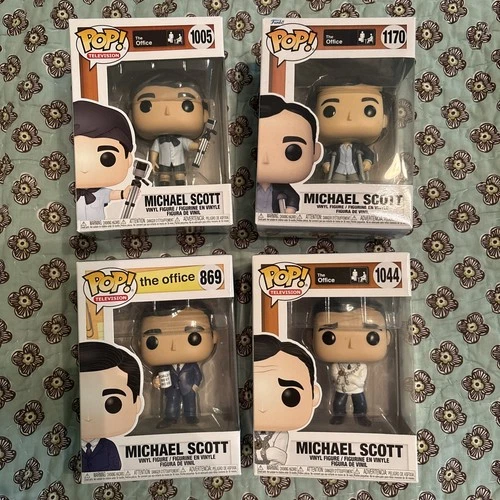 Funko Pop! Vinyl The Office Michael Scott Lot of 4