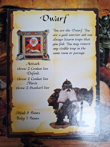 MB Games Hero Quest 1989 Choose Your Individual Spare/Replacement Parts - Picture 95 of 96