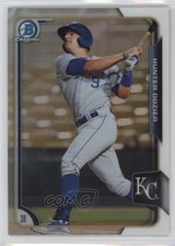 2015 Bowman Chrome Prospects Refractor 100/499 Hunter Dozier #BCP56 11pj