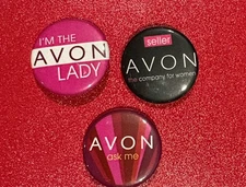 Avon Button Pin Set Collection
