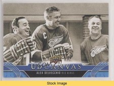 2023 Upper Deck Extended Series UD Canvas Legends Alex Delvecchio HOF READ 6pl