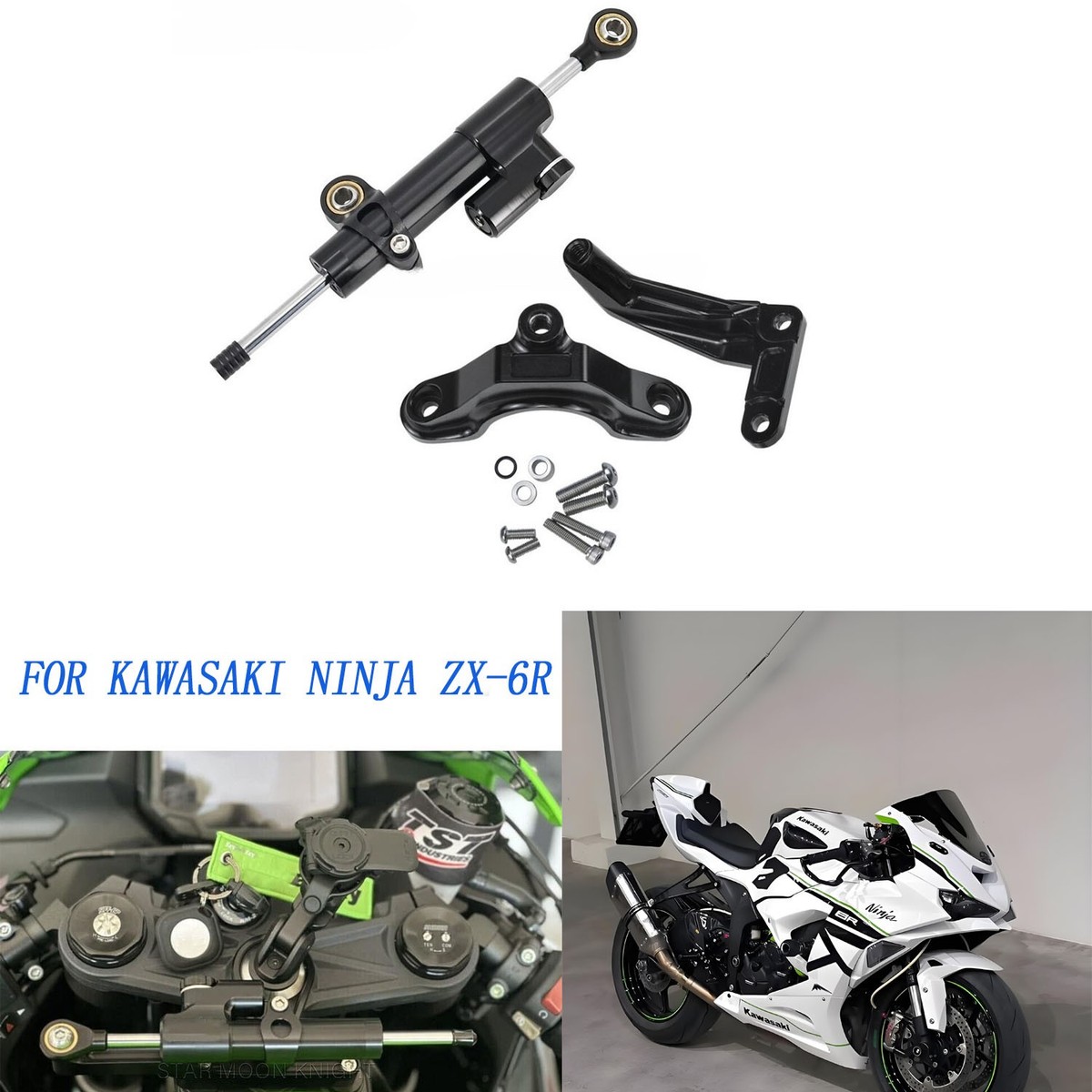 ZX636-J Edition Damper Bracket For Kawasaki Ninja ZX-6R Steering