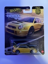 Hot Wheels Subaru Impreza WRX STi Yellow Thrill Climbers FPY86-961 Q 1/64