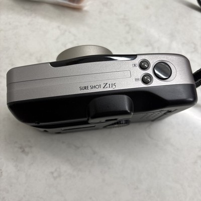 Kyu Camera 中古 傷あり Canon Sure Shot Z115 Caption 35mm Point & Shoot Film Camera W/case