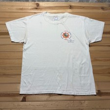 Vintage 90s Roche Vitamins Sunscreens Optimal Protection T-Shirt USA Size Large