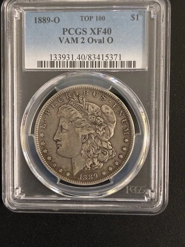 1889-O Morgan Silver Dollar - PCGS XF40 - VAM 2 Oval O - Morgan Top 100 Coin