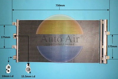 #ad #ad AUTO AIR 16 0063 Air Conditioning Condenser A C Air Con Fits Dacia Duster GBP 85.77