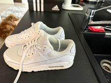 Nike Air Max 90 Herren Sneaker Low Top Weiß EU 40 Schnürung Komfort
