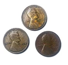 1911 1912 1912-D Lincoln Wheat Cent Lot Early Dates Full Date VG Coins