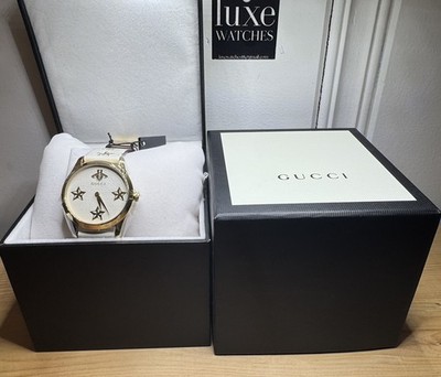 Gucci YA1264096 G-Timeless 38MM Women's Two-Tone Leather Watch