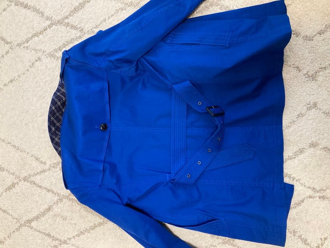 BURBERRY BLACK LABEL Peacoat Blue Size M From Japan thumbnail 14