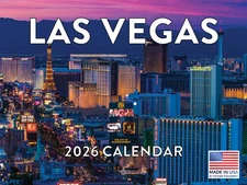 Las Vegas Calendar 2026 Monthly Wall Calender 12 Month 12x18