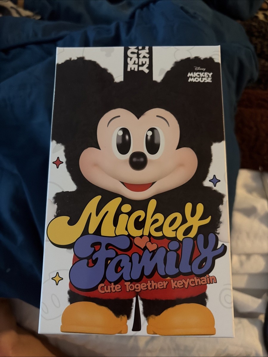 POP MART x Mickey Family Cute Together Keychain Series Keychain