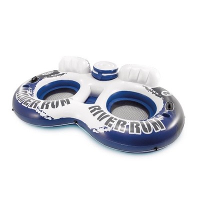 Intex River Run 2 Person Inflatable Tube Raft Float with Cooler Brand New!