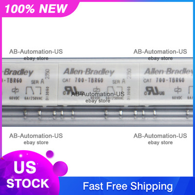 10PCS New Allen Bradley 700-TBR60 Term Block Style 48V DC 1 Pole Relays