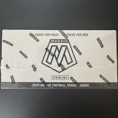 Panini Mosaic Football 2025 Jumbo Value Pack Box NFL OVP