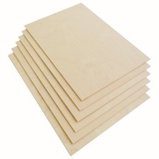 Premium Baltic Birch Plywood, 3mm 1/8" x 12" x 3 mm 1/8"x 12"x 18", Beige