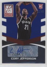 2014 Donruss Elite Status Signatures Blue Die-Cut 12/49 Cory Jefferson Auto 0c2