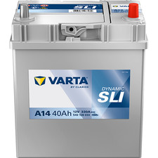 VARTA A14 Asia/JIS Starterbatterie 40Ah 330A 12V Pluspol rechts