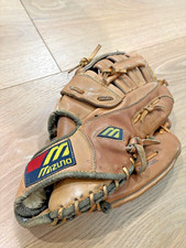 Mizuno MT580 RHT Baseball Fielders Glove Brown Professional Model, NICE