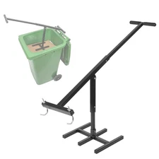 Steel Manual Wheelie Bin Trash Compactor Restaurant Hotel Commercial Use Durable