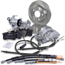 BREMSENSET BREMSENKIT + BREMSSÄTTEL HINTEN FÜR FORD GALAXY WGR 1.9 TDI BJ 00-06