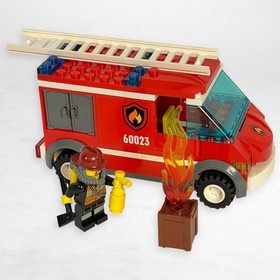 LEGO City 60023 No. 3 Fire Truck Minifigure and Accessories