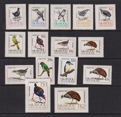 Tonga - Niuafo'ou - 1983 Birds set, MNH, cat. $ 49.85