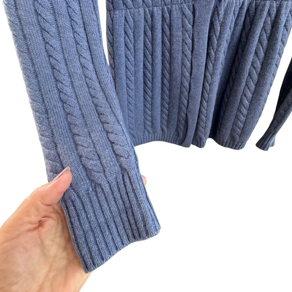 Brunello Cucinelli 100% Cashmere Cable knit Cardigan Sweater Size 6 - Image 4 of 4