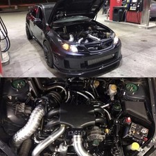 Ams 4 Core Fmic Rotated Front Mount Intercooler Kit Fits 2008-2014 Subaru Sti Ams 4 Core Fmic Rotated Front Mount Intercooler Kit Fits 2008-2014 Subaru Sti