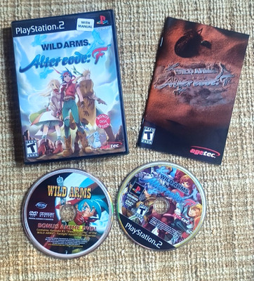 Wild Arms Alter Code F PS2 NTSC US Edition + Handbuch & Bonus Disc sehr guter Zustand
